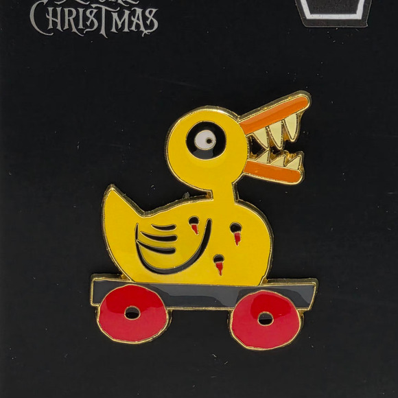 Loungefly Disney The Nightmare Before Christmas Scary Duck Enamel Pin - Picture 2 of 2
